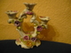 3-flammiger Porzellan-Kerzenleuchter Mit Aufgesetzten Blüten  (668) Preis Reduziert - Sonstige & Ohne Zuordnung