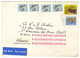 Canada Lettre Vers France. 6 Timbres De 1982. 2 Cachets Peu Apparents. - Cartas & Documentos