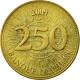 Monnaie, Lebanon, 250 Livres, 2009, TTB, Aluminum-Bronze, KM:36 - Líbano