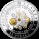 BELARUS - Gold Plated Silver With Swarovski Crystal 20 Rubles 2014 & COA - Edelweiss Coins - Wit-Rusland