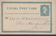 Canada Postal Stationery Ganzsache 1c. Victoria PRIVATE Print GENERAL EXPRESS OFFICE Agent J. D. Irwin TORONTO 1877 - 1860-1899 Victoria