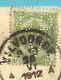 83 Op Kaart Stempel VILVOORDE, Met Firmaperforatie (perfin) U D V - 1909-34