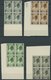 BELGIEN 457-64 VB **, 1937, Tuberkulose In Randviererblocks, Postfrischer Prachtsatz, Mi. 100.- - Autres & Non Classés