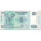 Billet, Congo Democratic Republic, 100 Francs, 2013, 2003-06-30, KM:98a, NEUF - République Du Congo (Congo-Brazzaville)