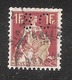 Perfin/perforé/lochung Switzerland No 105  TYPE II 1908-1933 - Hélvetie Assise Avec épée  SC - Perfin