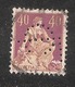 Perfin/perforé/lochung Switzerland No 102  1908-1933 - Hélvetie Assise Avec épée LC  Leu & Co - Perforadas