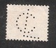 Perfin/perforé/lochung Switzerland No 102  1908-1933 - Hélvetie Assise Avec épée LC  Leu & Co - Perfin