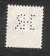 Perfin/perforé/lochung Switzerland No 99  1908-1933 - Hélvetie Assise Avec épée HR  Hofmann La Roche - Perfin