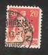 Perfin/perforé/lochung Switzerland No 98  1908-1933 - Hélvetie Assise Avec épée TK Thurgauische Kantonalbank - Perfin