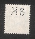 Perfin/perforé/lochung Switzerland No 169 1921-1924 - Hélvetie Assise Avec épée SK  Schweizerische Kreditanstalt - Perforadas