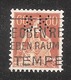 Perfin/perforé/lochung Switzerland No YT165 1918 Hélvetie Assise Avec épée  SK  Schweizerische Kreditanstalt - Perforadas