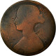 Monnaie, Grande-Bretagne, Victoria, Penny, 1863, B, Bronze, KM:749.2 - D. 1 Penny