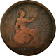 Monnaie, Grande-Bretagne, Victoria, Penny, 1863, B, Bronze, KM:749.2 - D. 1 Penny