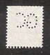 Perfin/perforé/lochung Switzerland No YT 120 1908-1933 - Hélvetie Assise Avec épée GC  Goth & Cie, Internat. Transporte - Perforés