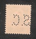 Perfin/perforé/lochung Switzerland No YT161 1921-1942 William Tell S.C.  Schweizer & Co - Perfins