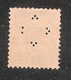 Perfin/perforé/lochung Switzerland No YT161 1921-1942 William Tell  Symbol  Rhomb Quadrangle Schweizerischer Bankverein - Perfins