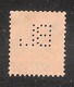 Perfin/perforé/lochung Switzerland No YT141/141a 1914 William Tell BL  Basler Lebensversicherungs-Gesellschaft Basel - Perfins
