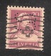 Perfin/perforé/lochung Switzerland No YT 162  1921 William Tell  SB  Schweizerische Bindfadenfabrik Schaffhausen - Perfins