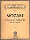 MOZART Nineteen Sonatas   For The Piano Book II Schirmer's Library Of Musical Classics Vol 1306 - Bowed Instruments