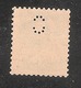 Perfin/perforé/lochung Switzerland No YT161 1921-1942 William Tell   Symbol  (d16) - Perfins