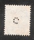 Perfin/perforé/lochung Switzerland No YT 120 1908-1933 - Hélvetie Assise Avec épée C  Handelsbank Basel - Perfin