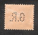 Perfin/perforé/lochung Switzerland No YT203 1925-1942 William Tell  G.R.  Gebr. Rochling (AG), Eisen Und Stahl Basel - Perforadas