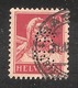 Perfin/perforé/lochung Switzerland No YT203 1925-1942 William Tell  G.R.  Gebr. Rochling (AG), Eisen Und Stahl Basel - Perfin