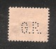 Perfin/perforé/lochung Switzerland No YT203 1925-1942 William Tell  G.R.  Gebr. Rochling (AG), Eisen Und Stahl Basel - Perfins