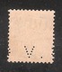 Perfin/perforé/lochung Switzerland No YT205 1924-1942 William Tell  V . - Perforadas
