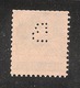 Perfin/perforé/lochung Switzerland No YT205 1924-1942 William Tell   B  Schweizerischer Bankverein Zurich - Perfins