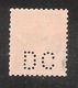 Perfin/perforé/lochung Switzerland No YT205 1924-1942 William Tell  DC  AG Danzas & Cie - Gezähnt (perforiert)