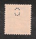 Perfin/perforé/lochung Switzerland No YT205 1924-1942 William Tell  Symbol  (d16) - Perforés