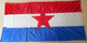CROATIA Ex YUGOSLAVIA Original Vintage Communist Flag 1980s LARGER SIZE Drapeau Flagge Bandiera Kroatien Croatie Croazia - Flaggen