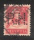Perfin/perforé/lochung Switzerland No YT202 1924-1942 William Tell R.H.  Roth & Henkel (Hero AG) + Rud. Hirt & Sohne - Gezähnt (perforiert)