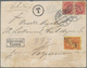 Dänemark: 1897 Destination CHILE: Cover From Odense To Valparaiso, Chile, Insufficiently Franked By - Oblitérés