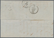 Frankreich: 1862, 5 C Green Napoleon, Vertical Strip Of 3, Together With A Further Stamp From Left S - Lettres & Documents