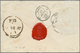 Frankreich: 1862/1864: 20 C Blue And 40 C Brown, Tied By Dotted Numeral 3240 To Small Letter From RU - Lettres & Documents