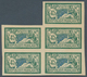 Frankreich: 1906, 45c. Green/blue "Merson", IMPERFORATE Essay In Issued Design And Colour On Cream U - Lettres & Documents