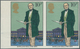 Großbritannien: 1979, 10 P. Sir Rowland Hill, Imperforated Horizontal Pair, Creased, Unmounted Mint. - Autres & Non Classés