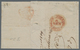 Italien - Altitalienische Staaten: Toscana: 1857, 6 Crazie Dark Blue (azzurro Cupo, Sassone 15 B), T - Tuscany