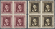 Jugoslawien: 1935. King Peter II. 1 D In Nine Different Colours, Perf L 11, Chalky Surfaced Paper, D - Neufs