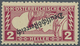 Österreich: 1919, Eilmarke 2 H. Schwarzrotkarmin Mit Kopfstehendem Aufdruck, Postfrisch, Oben Mit Ra - Neufs