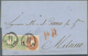 Österreich - Lombardei Und Venetien: 1862: Brief Aus Venedig Nach Mailand, Frankiert Mit 16 Soldi; 2 - Lombardo-Vénétie