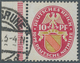 Deutsches Reich - Weimar: 1926, Nothilfe Wappen 10 Pfg, Mehrfarbig Mit Dem Sehr Seltenen Kopfstehend - Unused Stamps