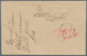 Deutsche Kolonien - Karolinen: 1910, "Pto. Bez. 31.7.", Handschriftliche Barfreimachung In Rot Auf B - Carolines