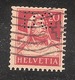 Perfin/perforé/lochung Switzerland No YT203/203a 1925-1942 William Tell D C  AG Danzas & Cie, Internationale Transporte - Perfin