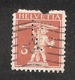 Perfin/perforé/lochung Switzerland No YT158 1917-1942 The Son Of W. Tell LC  AG Leu & Co., Bank - Perfin
