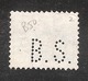 Perfin/perforé/lochung Switzerland No YT115 1907-1932 The Son Of W. Tell  B.S.  Schweizerischer Bankverein  Basel Luzern - Perfins