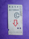 ANCIEN TICKET  Transport Métro AUTOBUS PARIS - RATP - Mondo