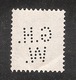 Perfin/perforé/lochung Switzerland No 99  1908-1933 - Hélvetie Assise Avec épée G.H.  W.  Gebruder Huber + R.&A. Huber - Perfin